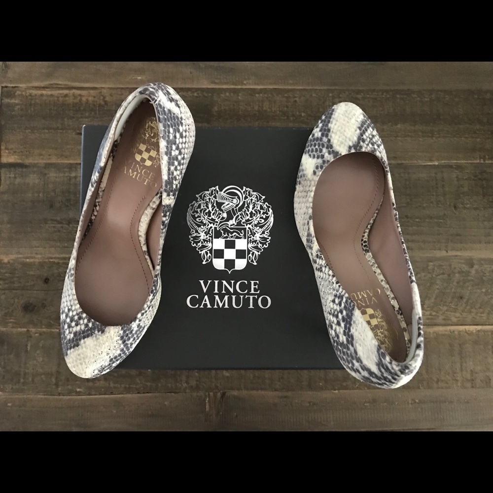Vince Camuto Snake Pumps